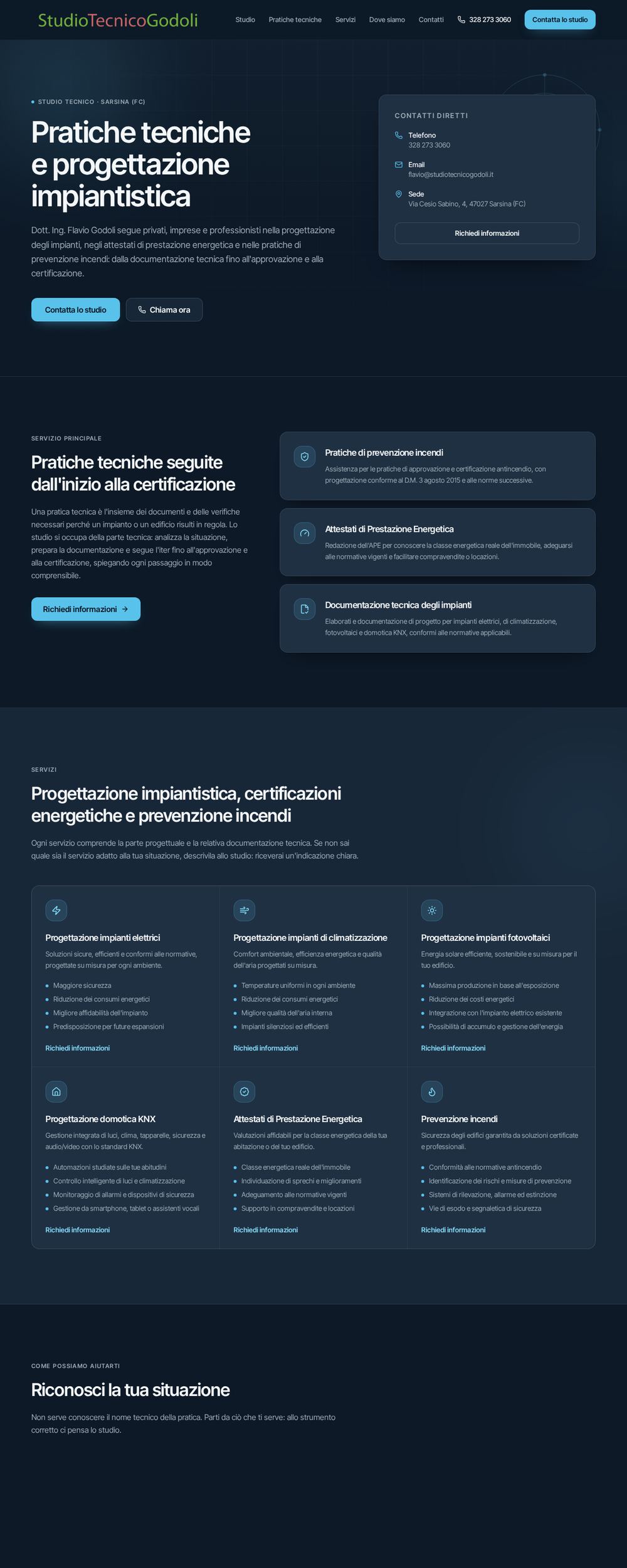 Anteprima del sito Studio Tecnico Godoli